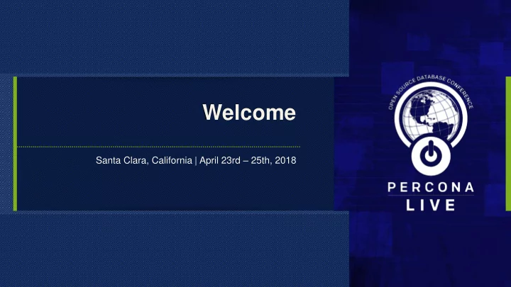 welcome