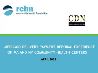 Welcome and Introduction to the  Webcast Program  RCHN Community Health Foundation  Feygele Jacobs,