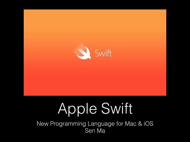 apple swift