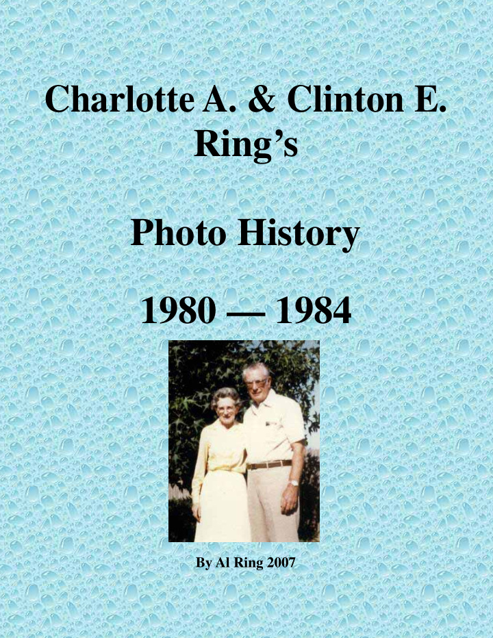 charlotte a clinton e ring s photo history 1980 1984 by