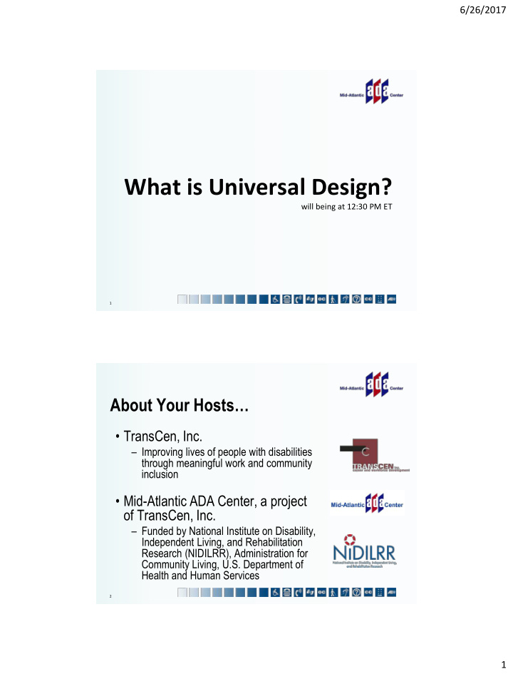 what is universal design