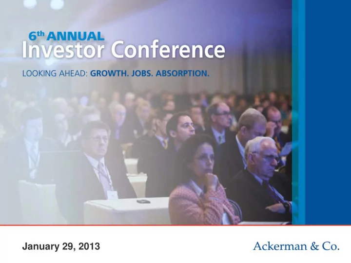 january 29 2013 i national economy ii atlanta economy iii
