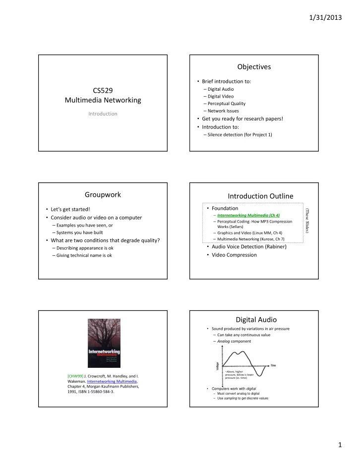 objectives