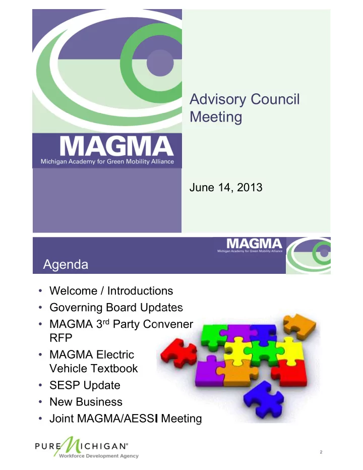 advisory council meeting