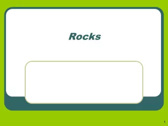 Rocks  1  Rocks in  Relation to Minerals  Many kinds of rocks are composed of  minerals