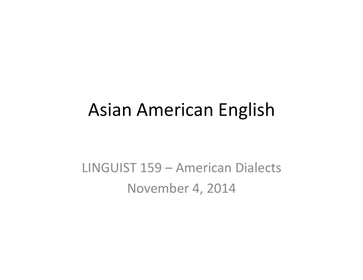 asian american english