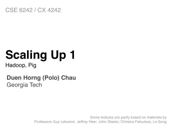 How to handle data that is really large? Really big, as in...   Petabytes (PB, about 1000