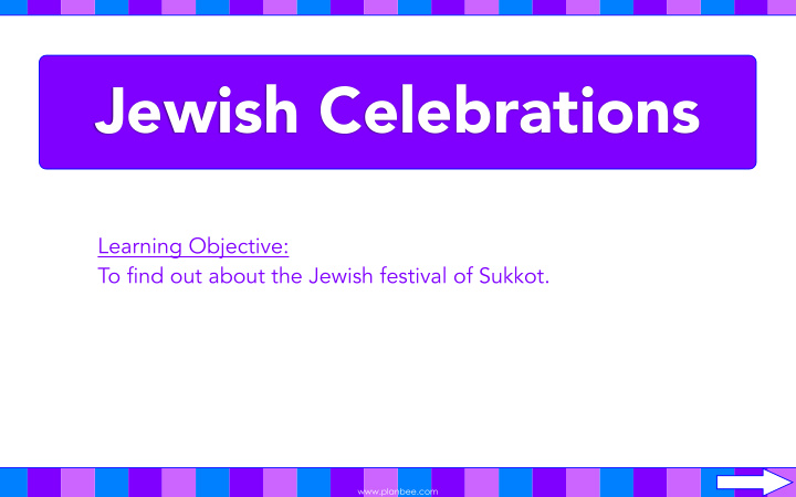 jewish celebrations