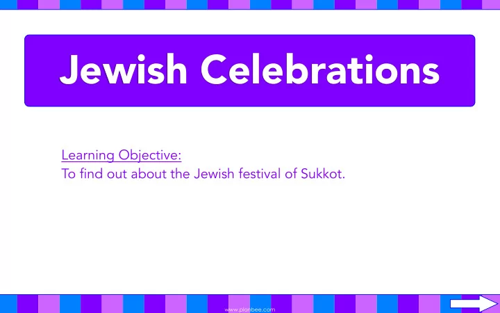 jewish celebrations