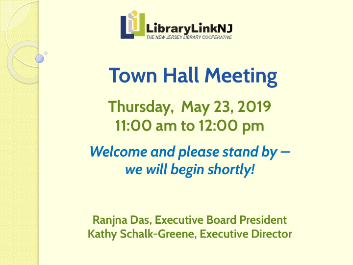 town hall meeting