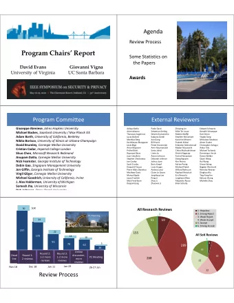 Some Statistics on  the Papers
