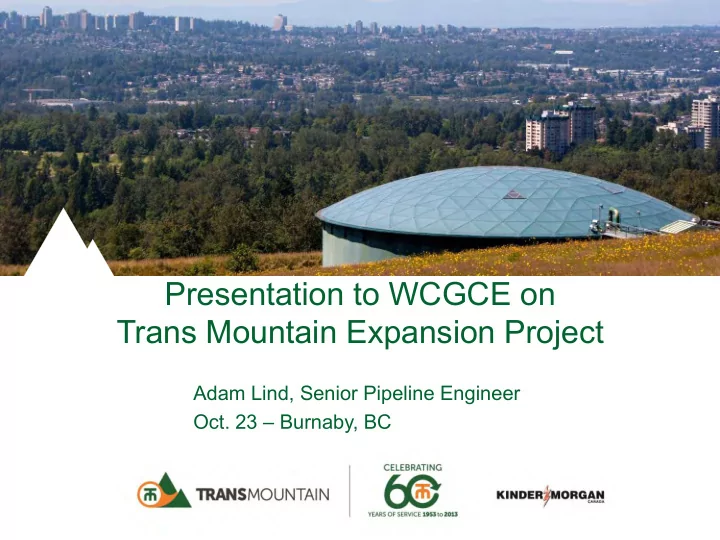 trans mountain expansion project