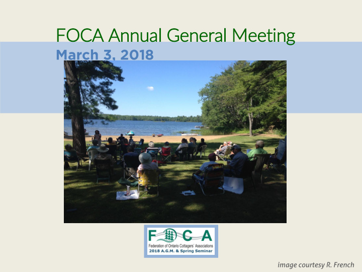 foca annual general meeting