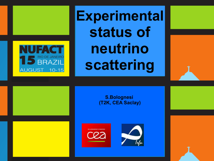 experimental status of neutrino scattering