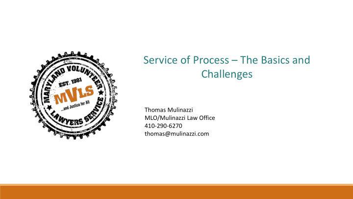 service of process the basics and challenges