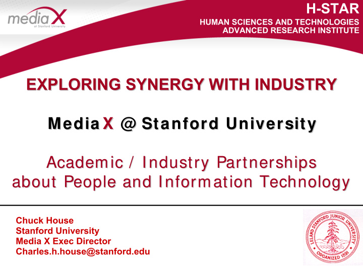 exploring synergy with industry exploring synergy with