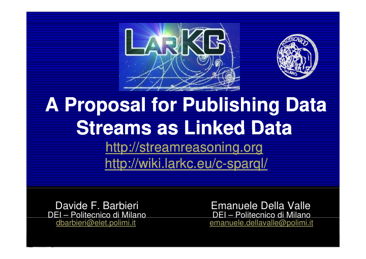 a p a p a proposal for publishing data a proposal for