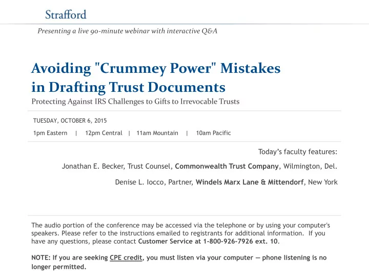 avoiding quot crummey power quot mistakes in drafting