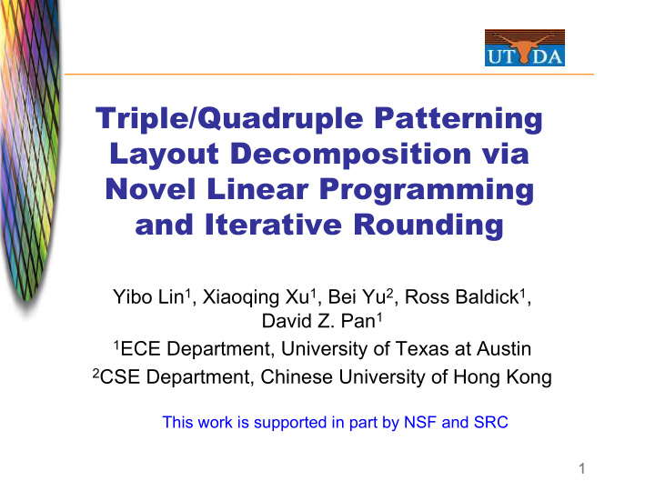 triple quadruple patterning layout decomposition via