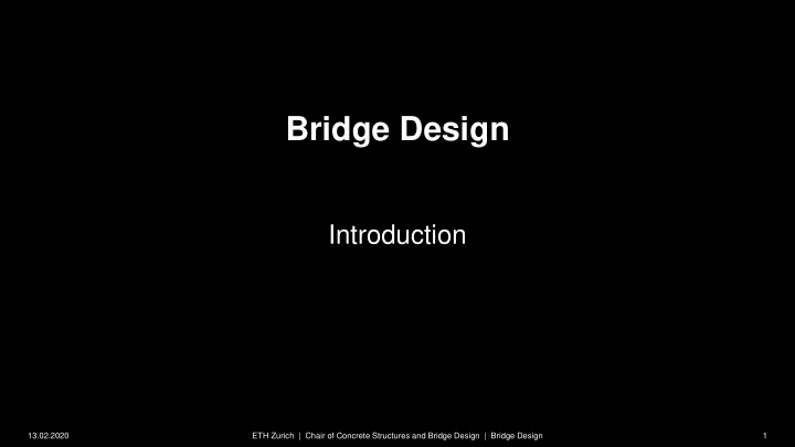 bridge design