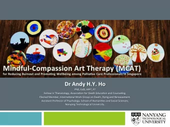 Mindful-Compassion  Art  Therapy  (MCAT)    for  Reducing  Burnout  and