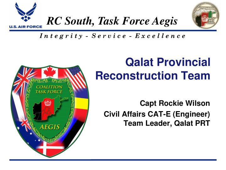 rc south task force aegis