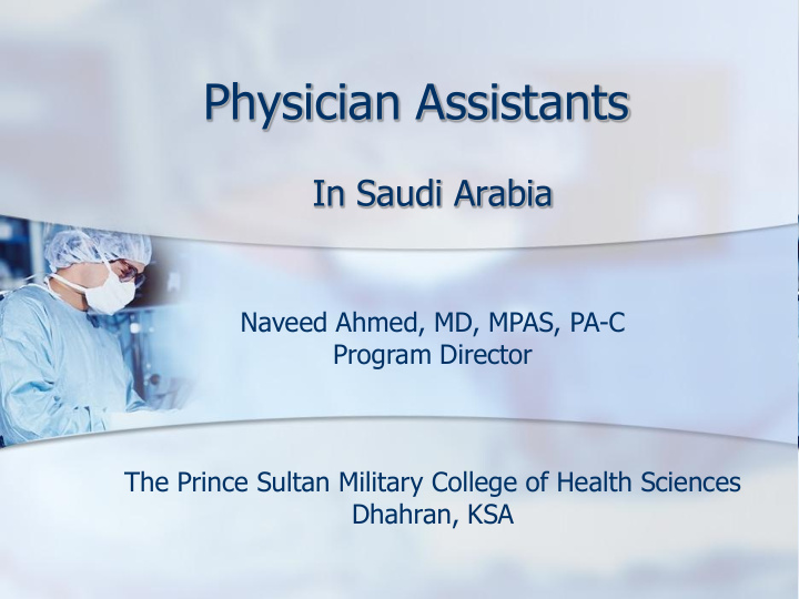 physician assistants