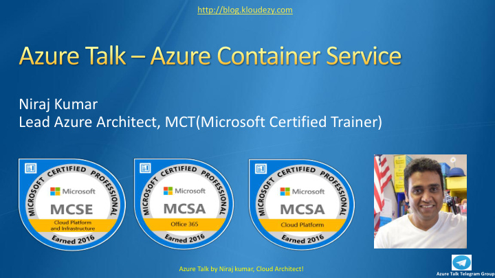 lead azure architect mct microsoft certified trainer