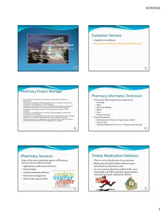 Customer Service  Empathy in healthcare  http://www.youtube.com/watch?v=cDDWvj_q  o8 UNM