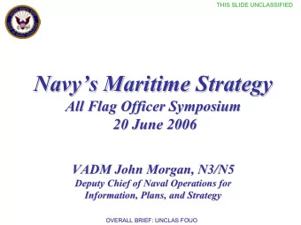 Navy  s Maritime Strategy  s Maritime Strategy  Navy  All Flag Officer Symposium  All Flag