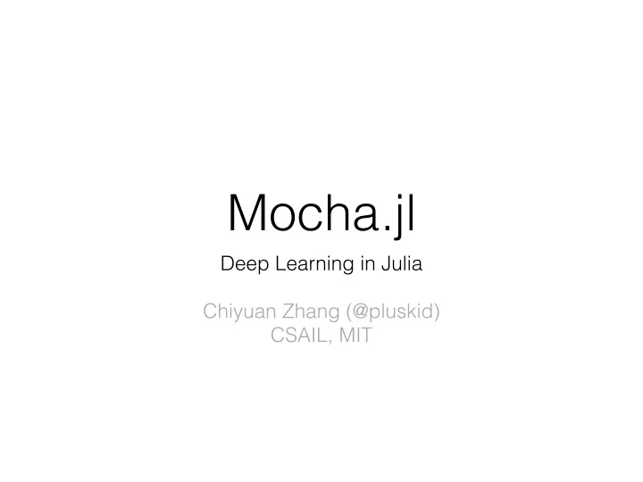 mocha jl