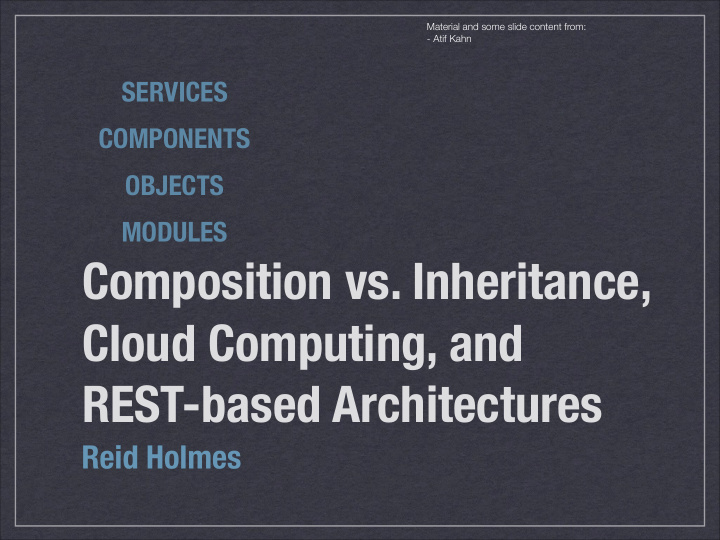 composition vs inheritance cloud computing and rest based