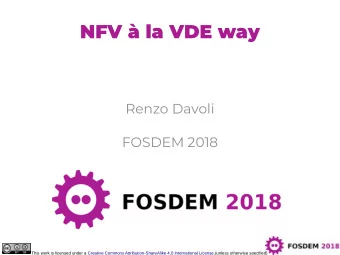 N  F  V    l  a  V  D  E  wa  y  R  e  n  z  o  D  a  v  o  l  i  F  O  S  D  E  M  2  0  1  8