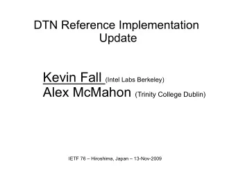 DTN RI -- today  Last release of DTN2 &amp; oasys &gt; 16 months ago  (Dr. Mike Demmer moved on to