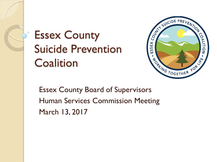 essex county suicide prevention coalition