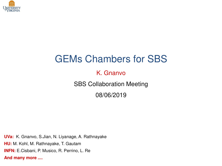 gems chambers for sbs