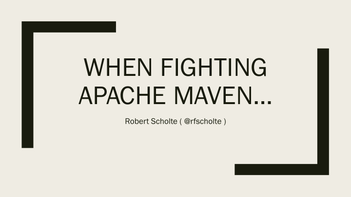 apache maven