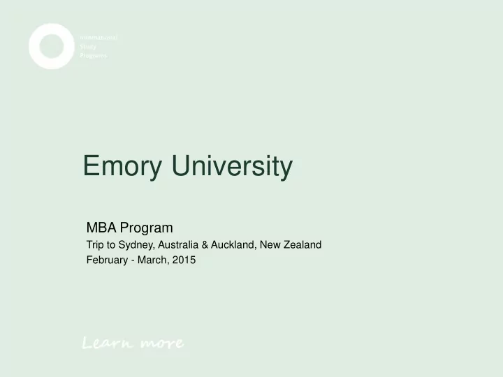 emory university