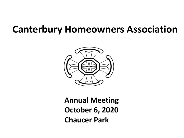 canterbury homeowners association association