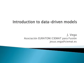 J. Vega  Asociacin EURATOM/CIEMAT para Fusin  jesus.vega@ciemat.es  Concepts