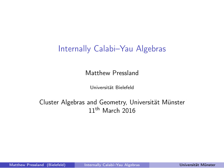 internally calabi yau algebras