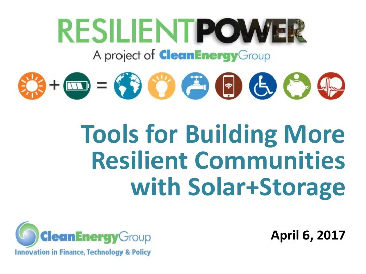 with solar storage