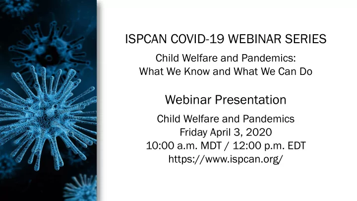 webinar presentation