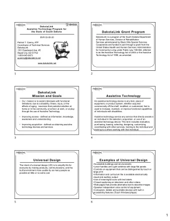 1  DakotaLink  Activities  Through the Years  1988 - Began with direct service focus  Support