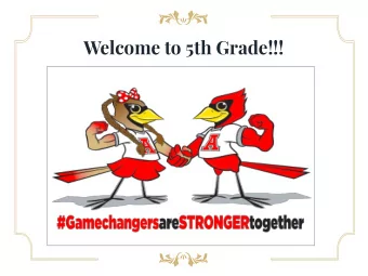 Welcome to 5th Grade!!!  Housekeeping Items  As you have questions, please write them down in the