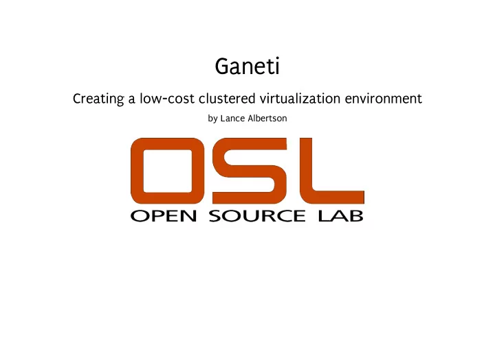 ganeti