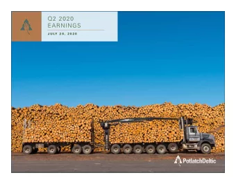 Q2 2020  EARNINGS  J U LY  2 8 ,  2 0 2 0  FORWARD-LOOKING STATEMENTS  &amp; NON-GAAP MEASURES