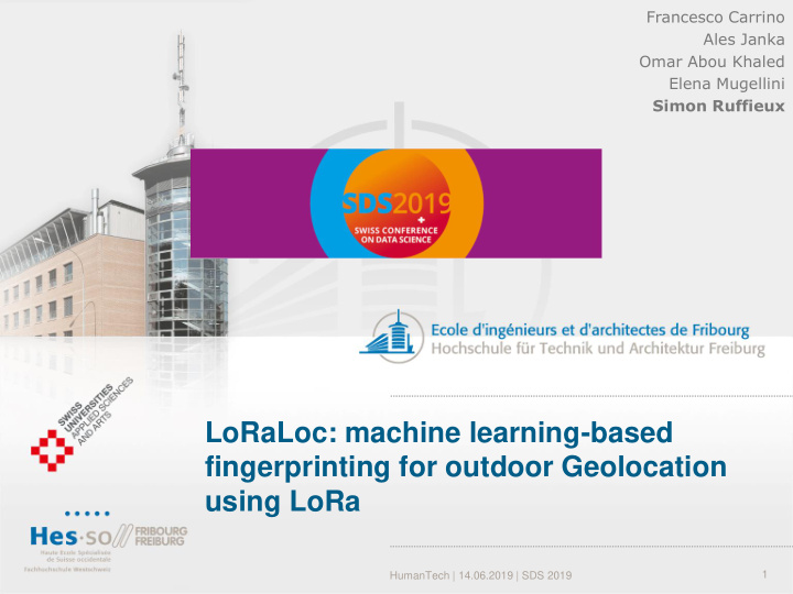 fingerprinting for outdoor geolocation