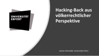 vlkerrechtlicher  Perspektive  Janine Schmoldt, Universitt Erfurt  Charta der Vereinten