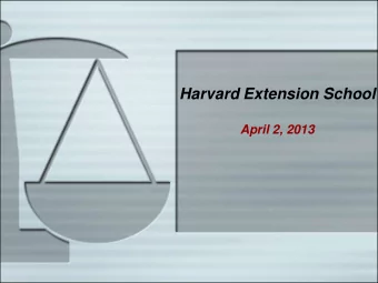 Harvard Extension School  April 2, 2013  Environmental Justice in  New Jersey 2013 Nicky Sheats,